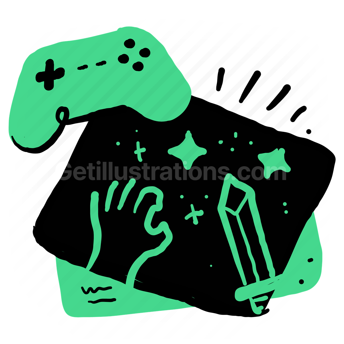 Gaming Industry illustration